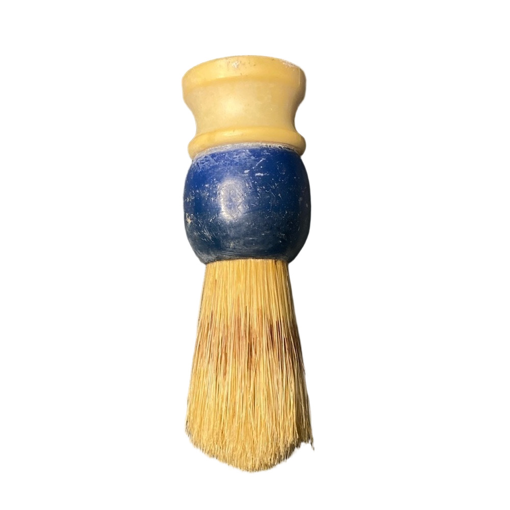 Vintage Blue Tan Shave Brush